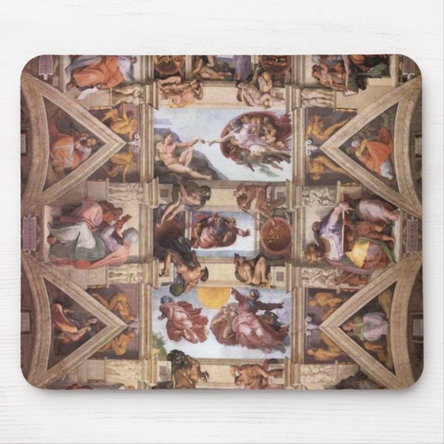 Sistine Chapel Ceiling Mouse Pad (Front)