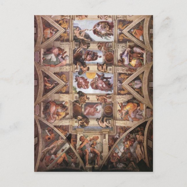 Sistine Chapel Ceiling Postcard (Front)