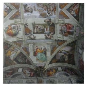 Sistine Chapel Ceiling, Rome Italy Tile