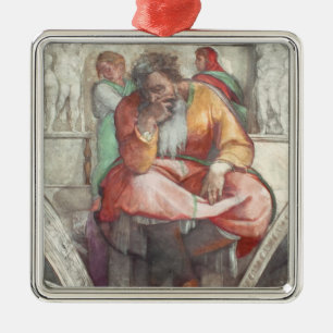 Sistine Chapel Ceiling: The Prophet Jeremiah Metal Tree Decoration