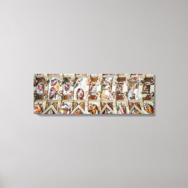 Sistine Chapel Michelangelo - Vatican, Rome, Italy Canvas Print (Front)