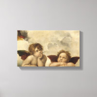 Sistine Madonna Angels by Raphael