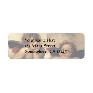 Sistine Madonna Angels by Raphael Sanzio