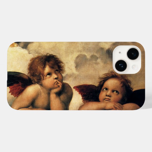 Sistine Madonna Angels by Raphael Sanzio Case-Mate iPhone Case (Back (Horizontal))