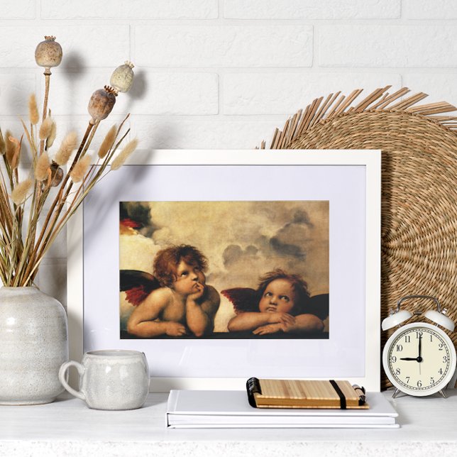 Sistine Madonna Angels by Raphael Sanzio Poster (Creator Uploaded)