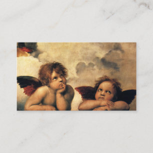Sistine Madonna Angels by Raphael Wedding Enclosure Card