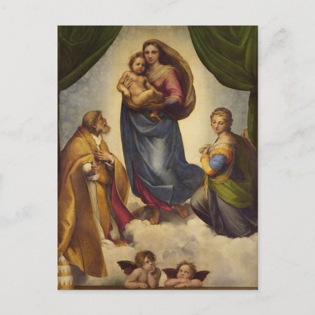 Sistine Madonna by Rapahel Postcard (Front)