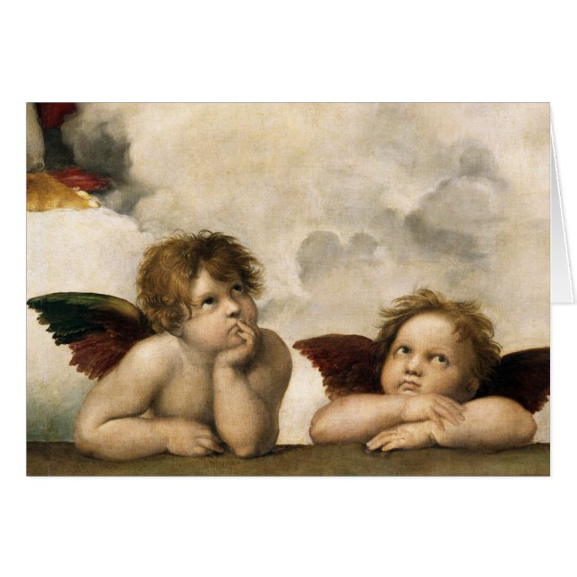 Sistine Madonna Detail, Raphael (Front Horizontal)
