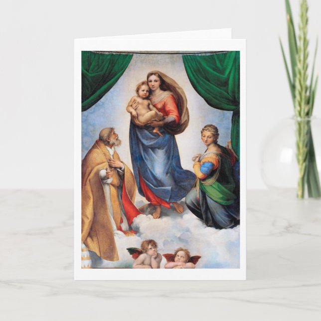 Sistine Madonna, Raphael Card (Front)