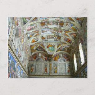 sistine postcard