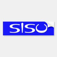 Sisu Bumper Sticker Upper Peninsula MI Finland