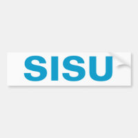Sisu Bumper Sticker Upper Peninsula MI Finland