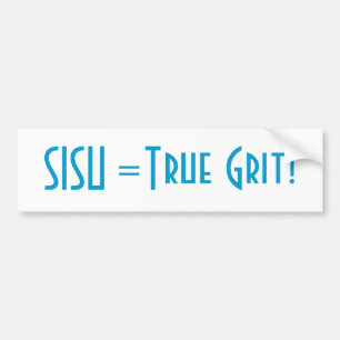Sisu Bumper Sticker Upper Peninsula MI Finland