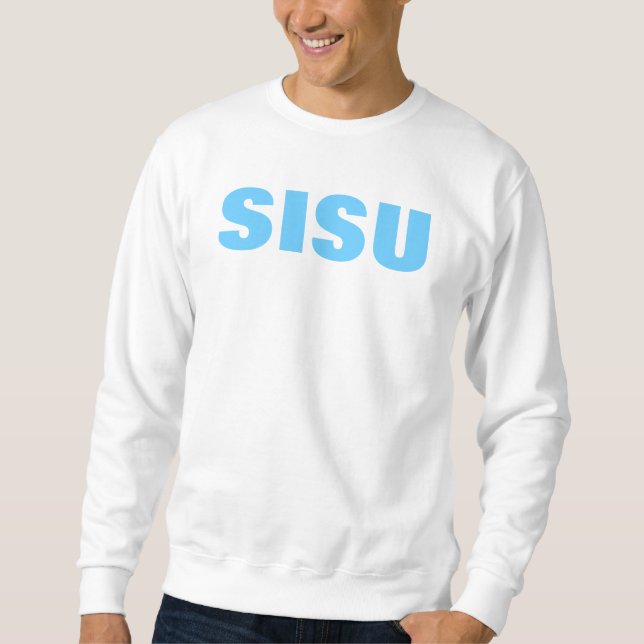 SISU (Finnish Pride) White Sweatshirt (Front)