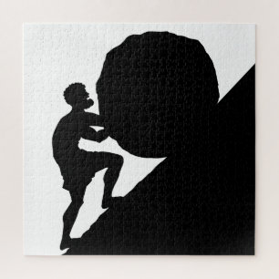 Sisyphus and Rock, Greek Mythology Jigsaw Puzzle