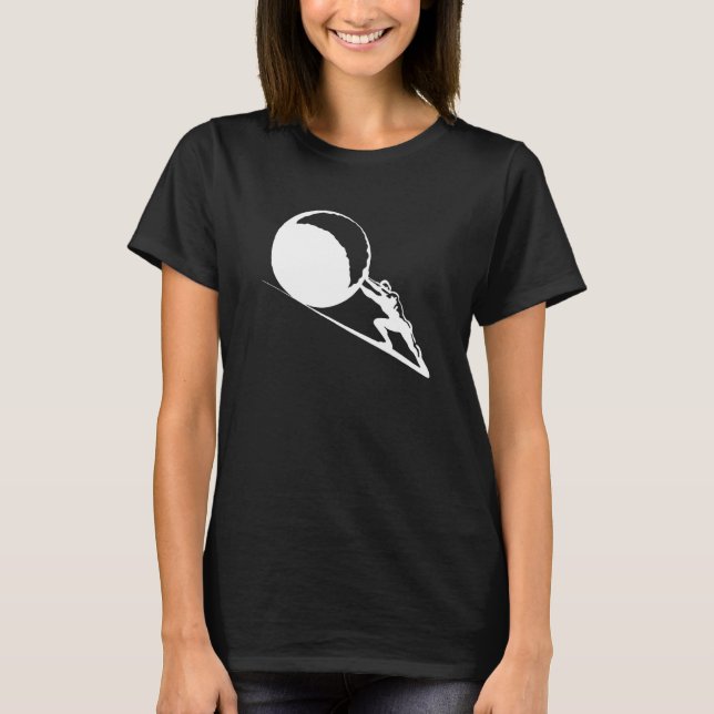 Sisyphus Greek Mythology Sisyphus T-Shirt (Front)