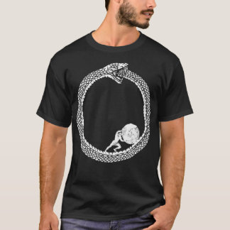Sisyphus in an Ouroboros snake Unisex Philosophy F T-Shirt