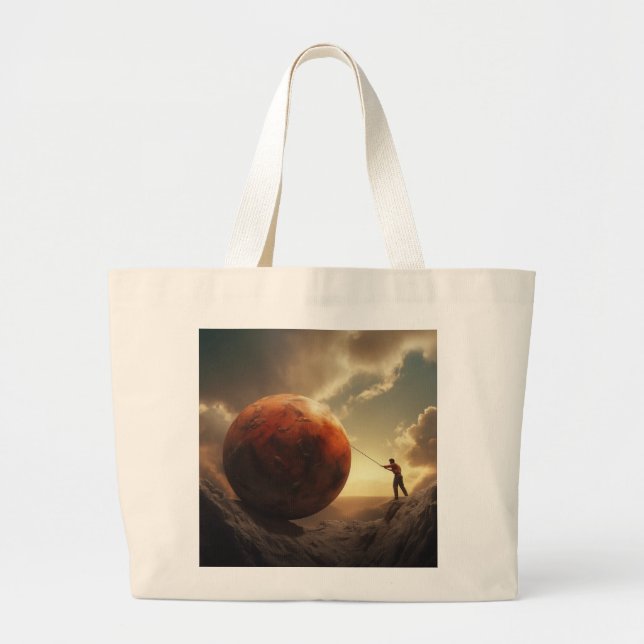 Sisyphus Jumbo Tote #1 (Front)