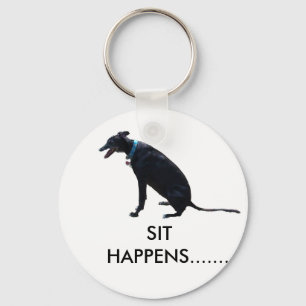Sit Happens Key Ring