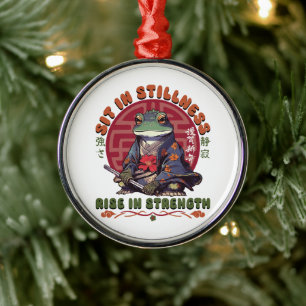 Sit in Stillness Metal Tree Decoration