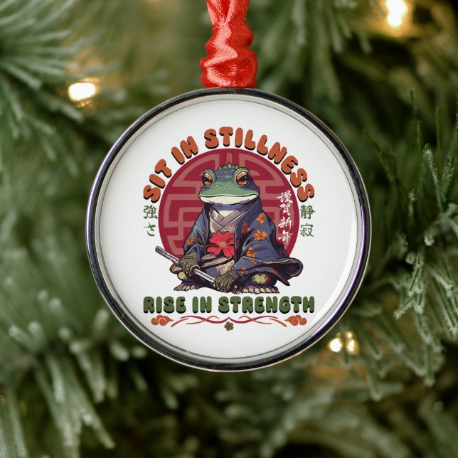 Sit in Stillness Metal Tree Decoration (Tree)