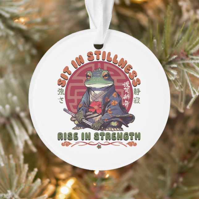 Sit in Stillness Ornament (Tree)