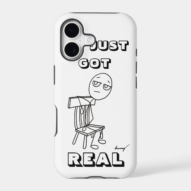 SIT JUST GOT REAL iPhone 5 Case (Back)