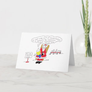Sit on Santa's Knee Card