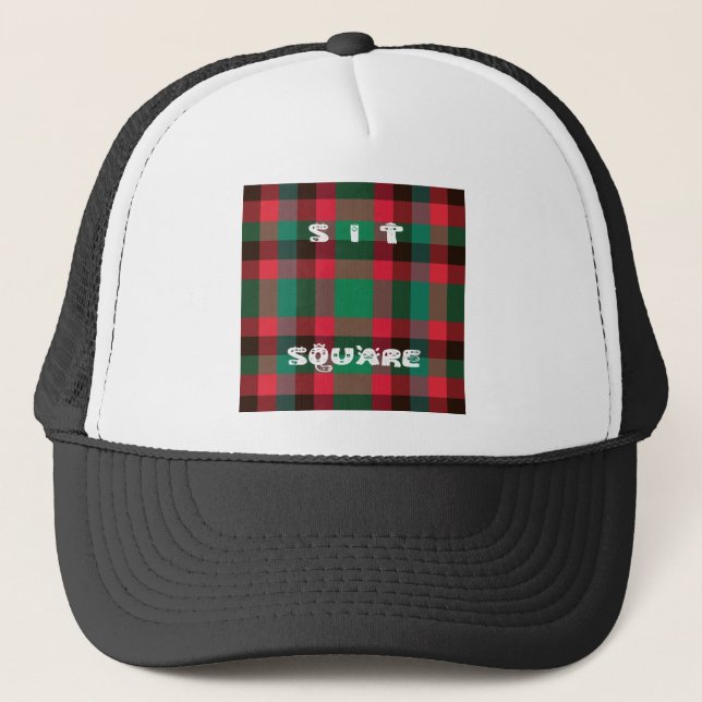 Sit Square Trucker Hat (Front)