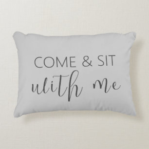 Sit With Me Decorative Cushion