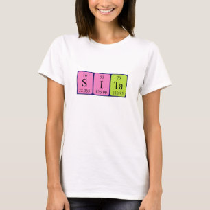 Sita periodic table name shirt