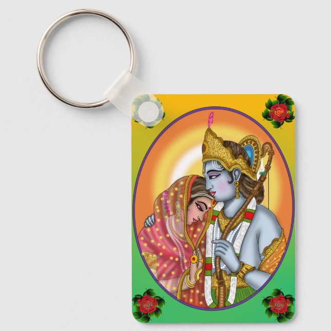 Sita Ram Keychain (Front)