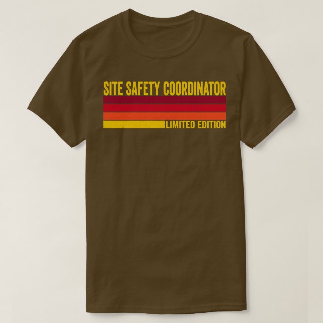 Site Safety Coordinator T-Shirt (Design Front)