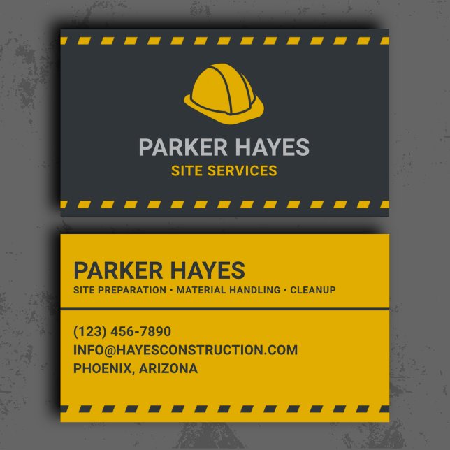Site Services Professional Business Card (Creator Uploaded)