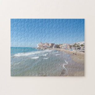 Sitges panoramic view puzzle