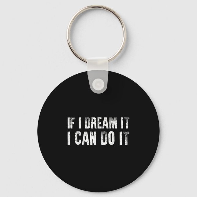 Sitive Affirmation Success Quote Men Women Teen Bo Key Ring (Front)