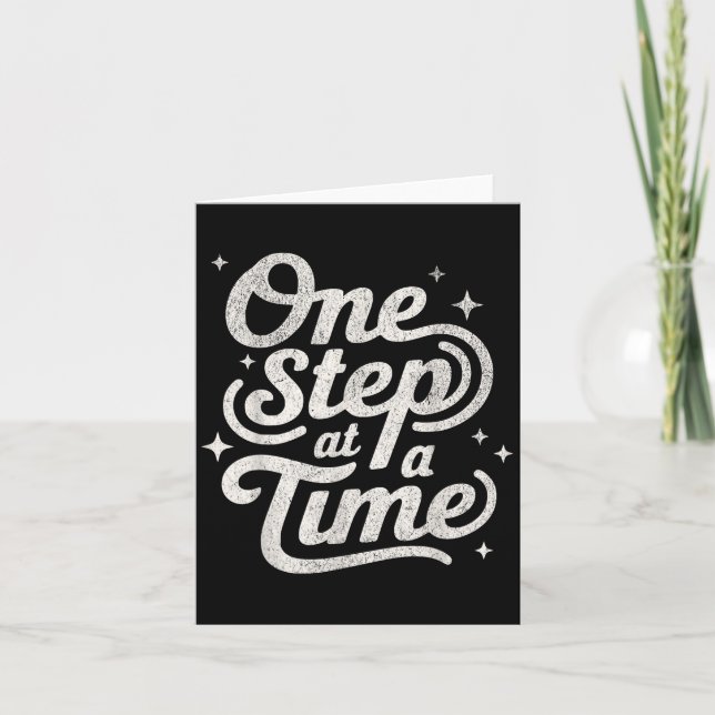 Sitive Insrational Motivational Quote Sitive Messa Card (Front)