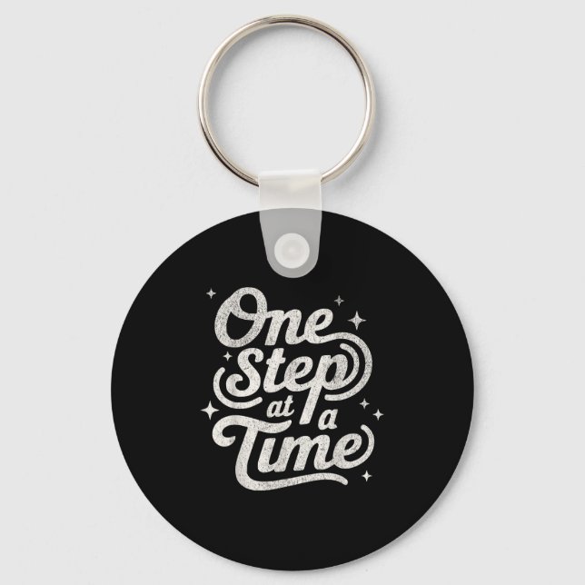 Sitive Insrational Motivational Quote Sitive Messa Key Ring (Front)
