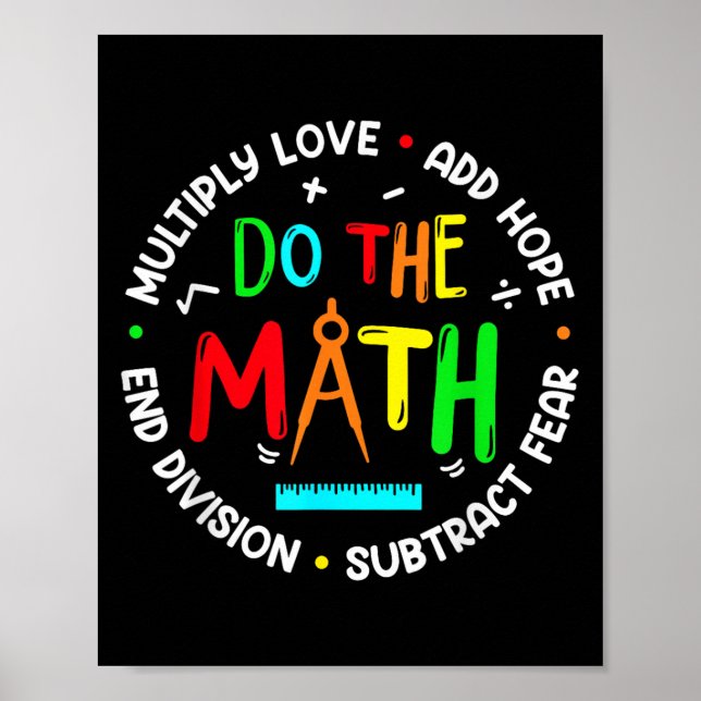 Sitive Quote Insring Slogan Love Hope Fear Do The  Poster (Front)