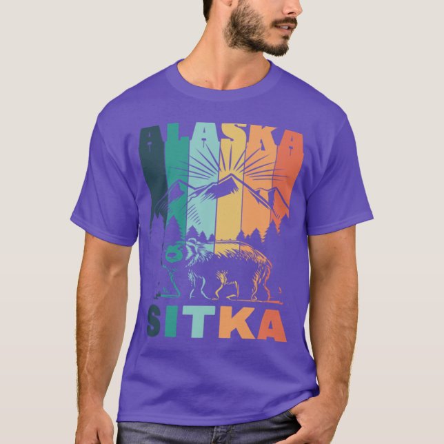 Sitka Alaska Mountain View T-Shirt (Front)