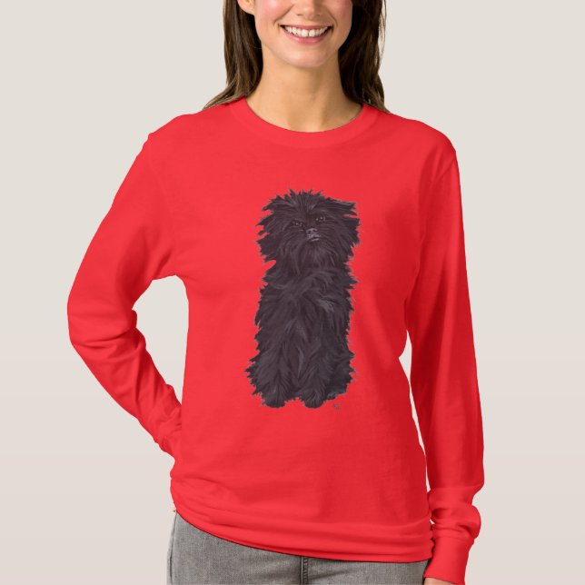 Sitting Affenpinscher T-Shirt (Front)