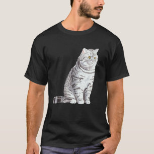 Sitting British Shorthair Cat T-Shirt