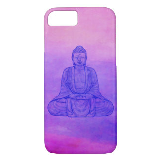 Sitting Buddha on Watercolor Wash Case-Mate iPhone Case