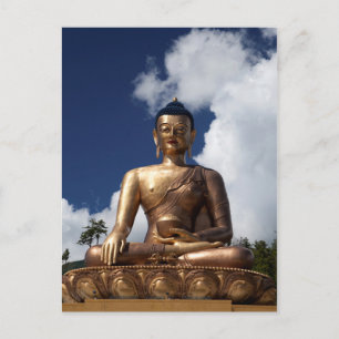 Sitting Buddha Statue Postcard