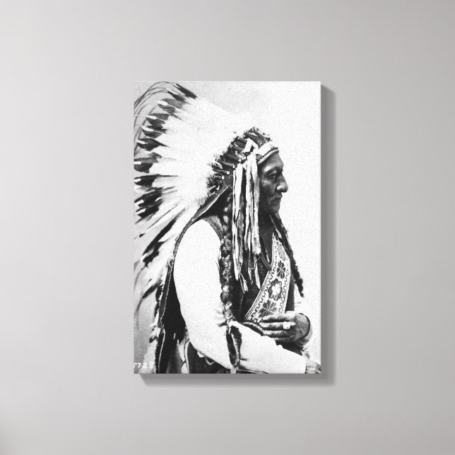 Sitting Bull, a Hunkpapa Sioux Canvas Print (Front)