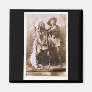 Sitting Bull and Buffalo Bill 1895 Magnet
