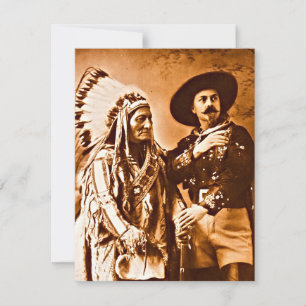 Sitting Bull Buffalo and Bill Wild West Show 1885 
