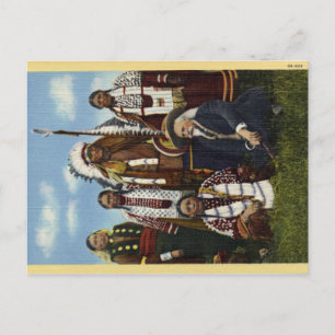 Sitting Bull & Buffalo Bill Postcard