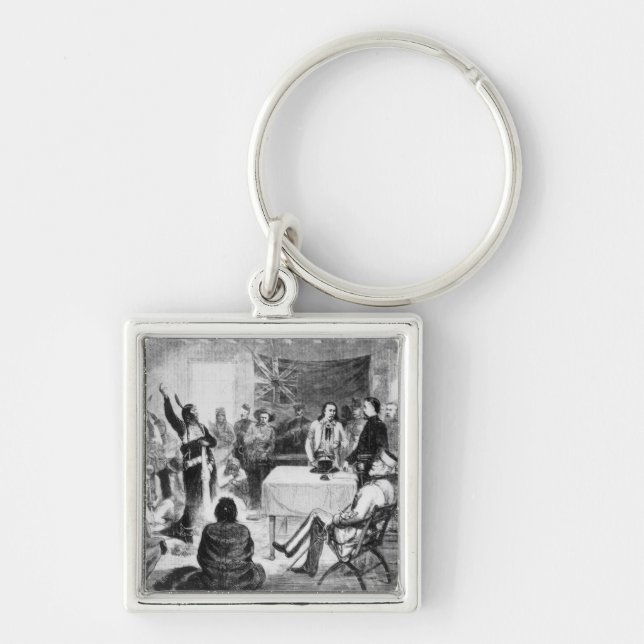 Sitting Bull Council, 1877 Key Ring (Front)