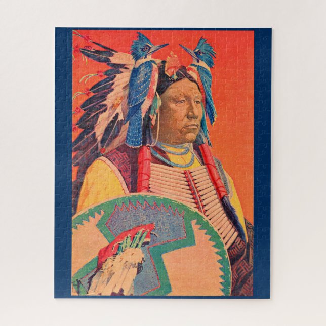 Sitting Bull Jigsaw Puzzle (Vertical)